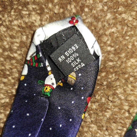 Holidays By MMG Christmas Snowmen Neck Tie - Picture 3 of 6
